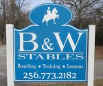 B&W barn sign