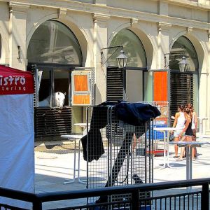 This is where they live during the performance year. Are you wondering about the tables? It's because the upcoming Fête Impériale. Photo by Ellen Broadhurst