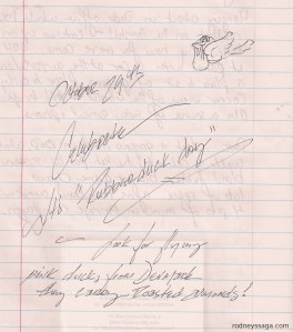 The first mention of of Rubber Duck(y) Day.