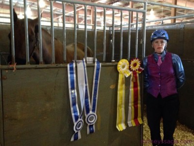 Sam, aka Fabulous Show Horse, comes thru for me at Nationals! Photo by Courtney Huguley