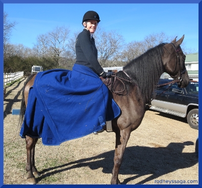 Natalie & me waiting for the show to start. Photo by Kathie Mautner