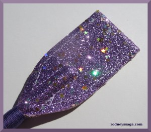 glitter bat close up
