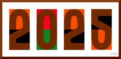 computer drawing of the numbers 2025