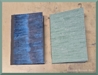 photo of two handmade books