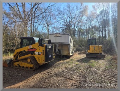 photo of earth-moving equipment