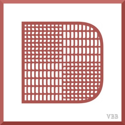 computer graphic of the letter D