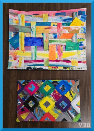 photo of two paintings on a table