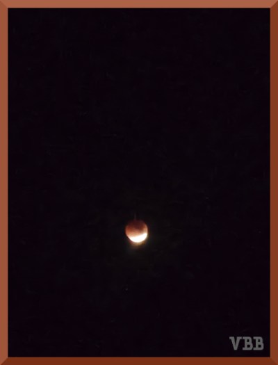 Photo of partial lunar eclispe
