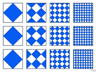Graphic of boxes containing progressively smaller blue and white squares, with the inner squares outlined.