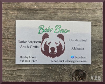 Photo of business card for Bebo Bear.